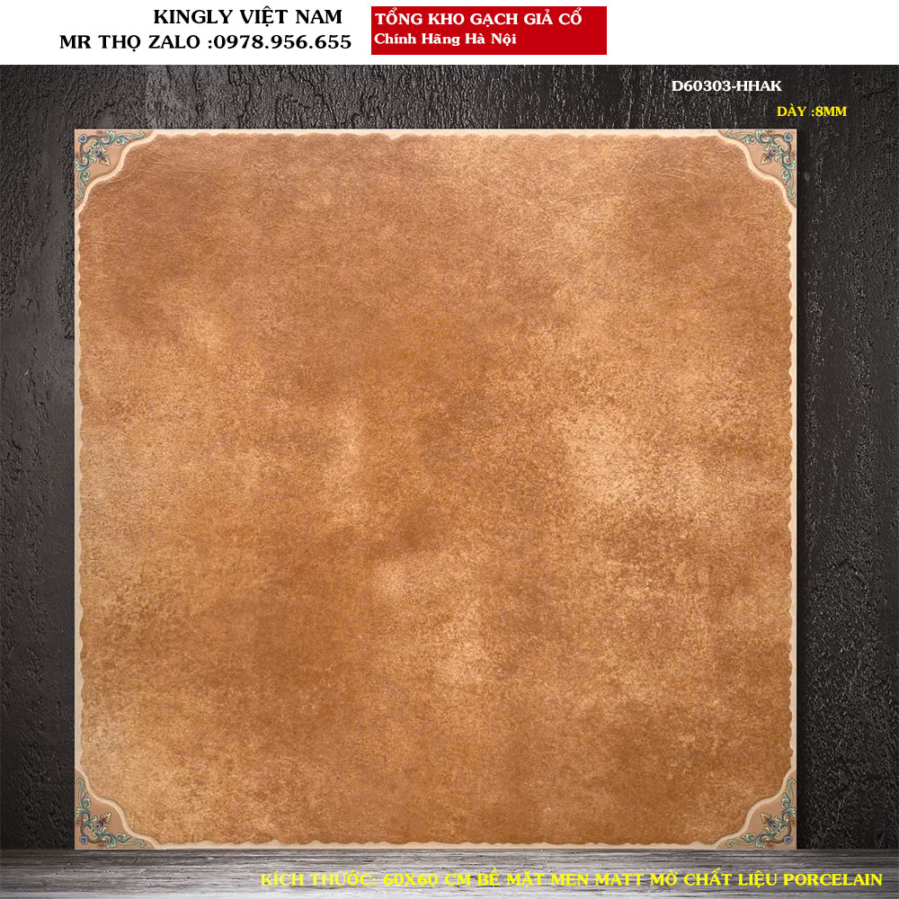 Gạch lát giả cổ 60x60 D60303